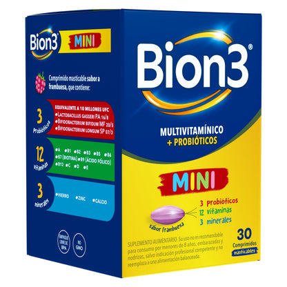 Vitaminas Bion3 Mini por 30 Comprimido Masticable susc-1 de 4 meses Farmex-Suscripciones-Persistente 