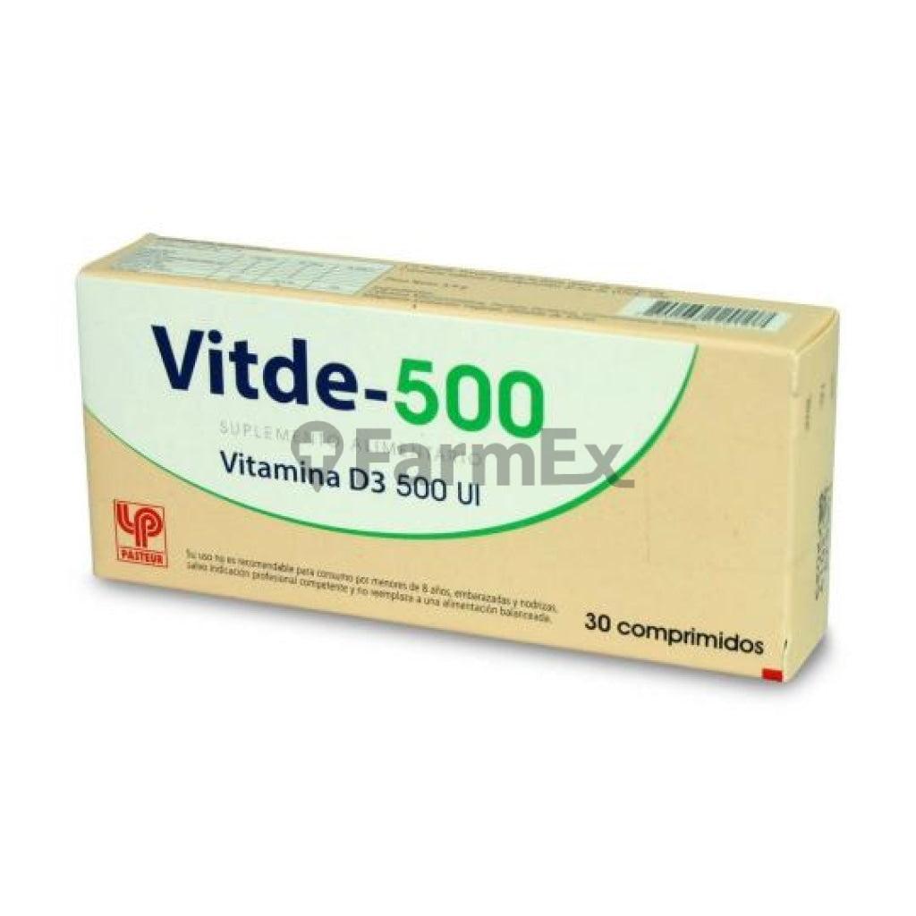 Vitde 500 mg x 30 comprimidos.