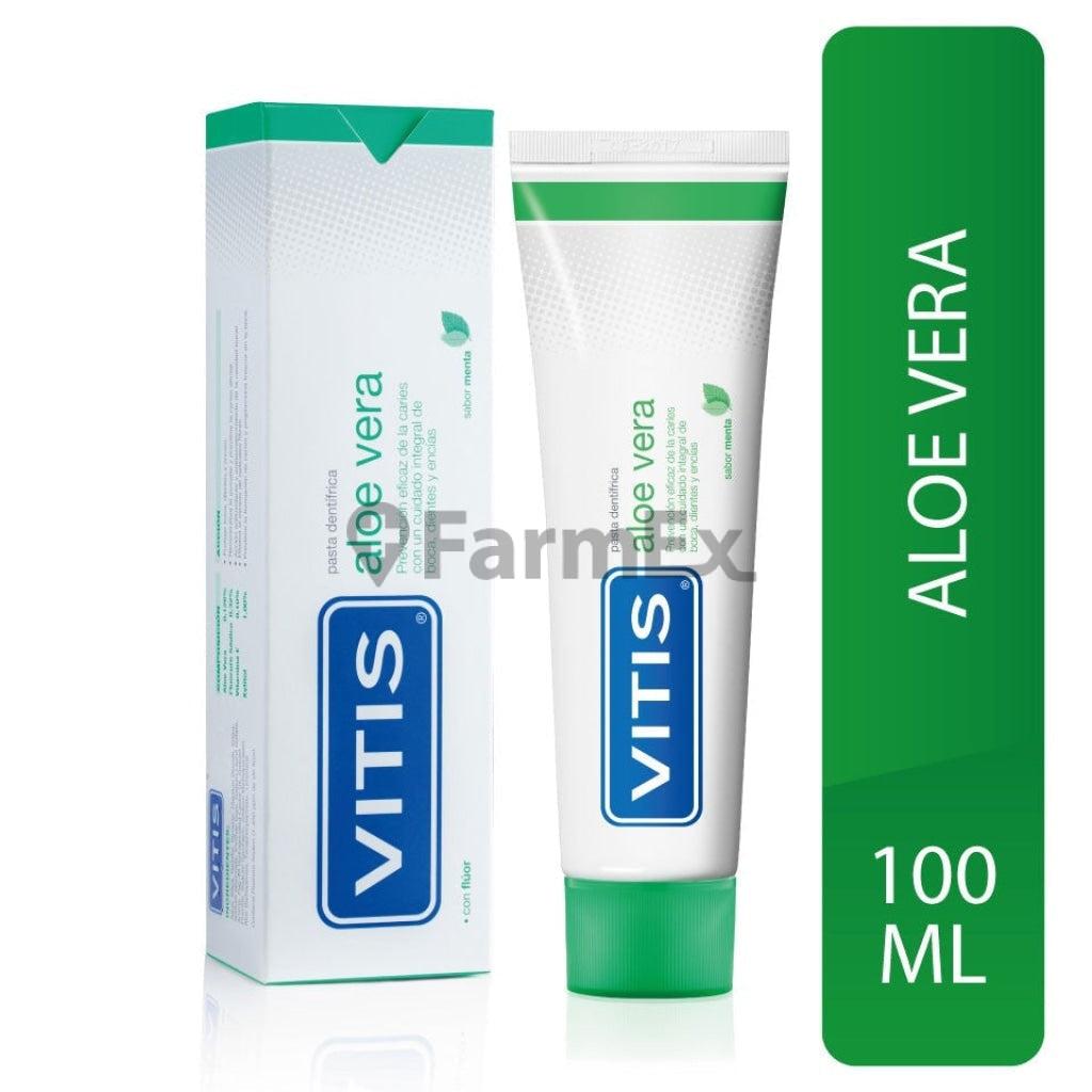 Vitis Pasta Dentifrica "Aloe Vera" Sabor Menta x 100 ml.