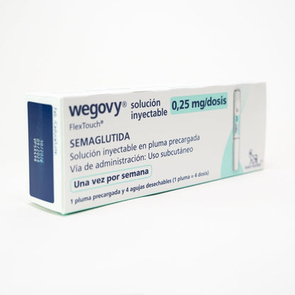 WEGOVY (SEMAGLUTIDA) 0,25 mg/dosis NOVO NORDISK 