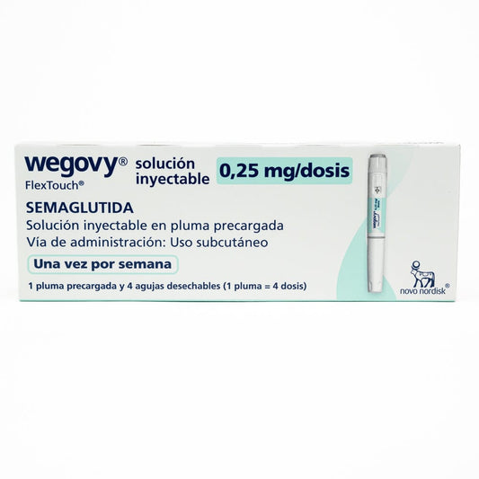 WEGOVY (SEMAGLUTIDA) 0,25 mg/dosis NOVO NORDISK 