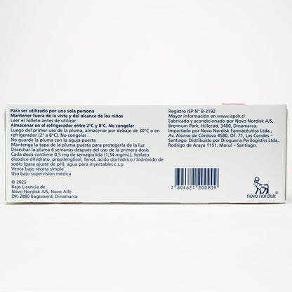 WEGOVY (SEMAGLUTIDA) 0,5 mg/dosis NOVO NORDISK 