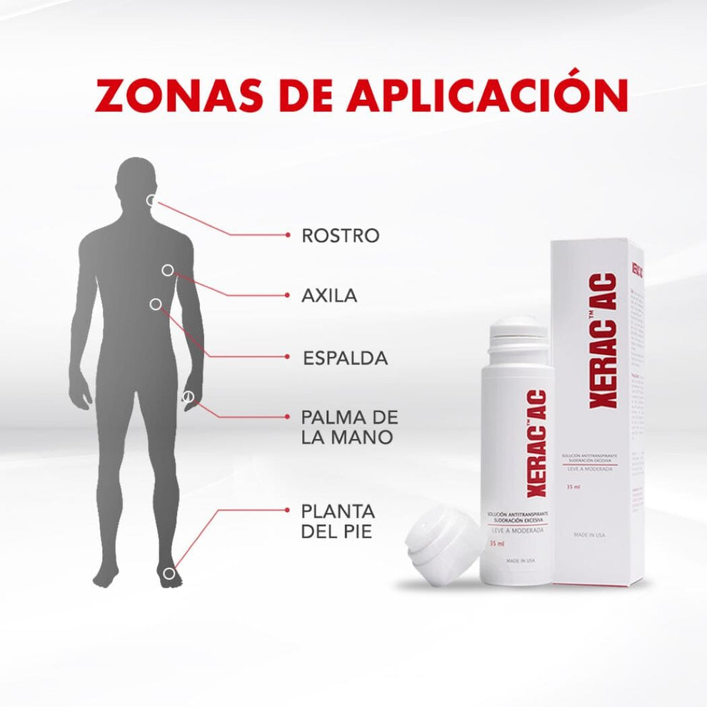 Xerac AC Solución Antitranspirante x 35 mL – Farmex