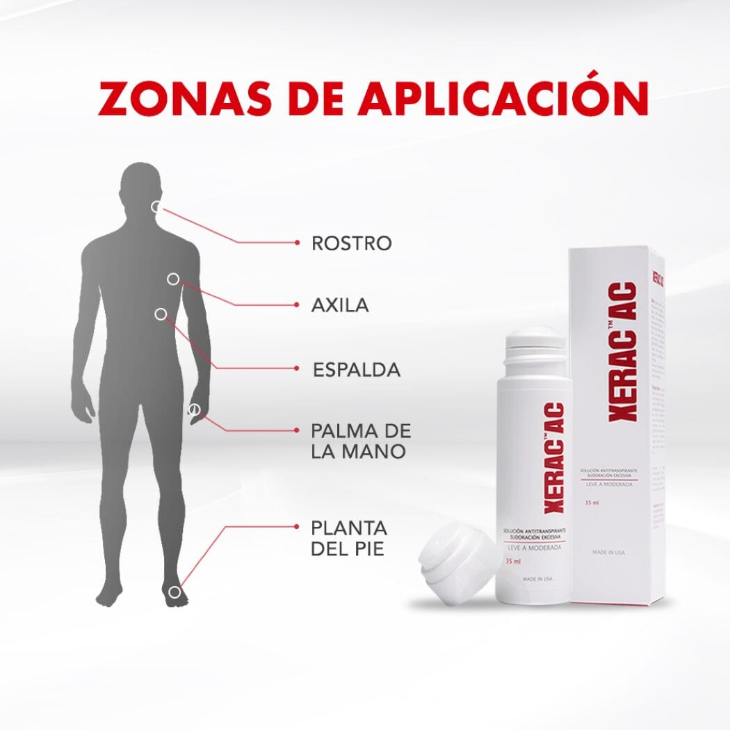 Xerac AC Solución Antitranspirante x 35 mL dispolab 