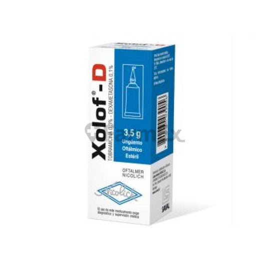 Xolof-D Unguento Oftalmico 0.3 % x 3.5 g Farmex-MiaHealth-Persistente 