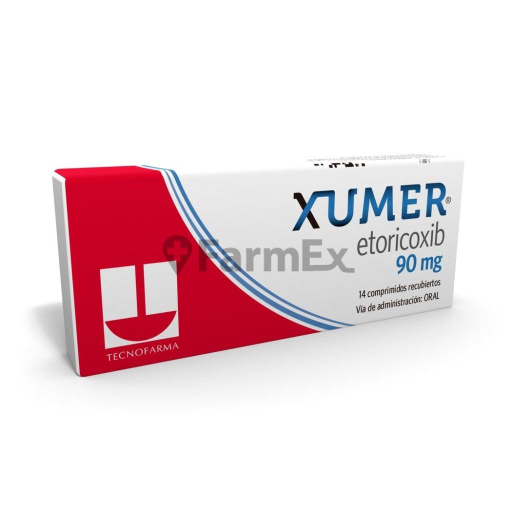 Xumer 90 mg x 14 comprimidos.