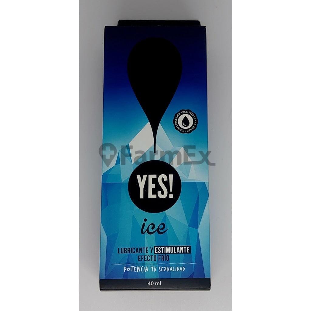 Yes! Gel lubricante Ice Intenso x 40 mL Farmex-Fonasa-Persistente 