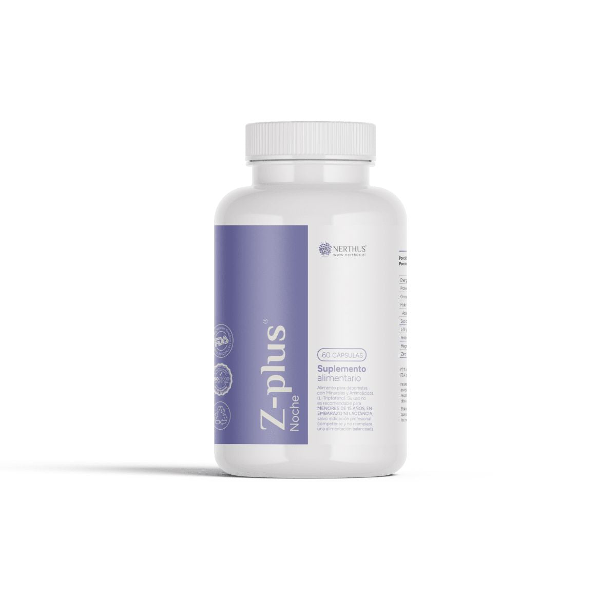 Z-PLUS frasco 60 Cápsulas Nerthus 