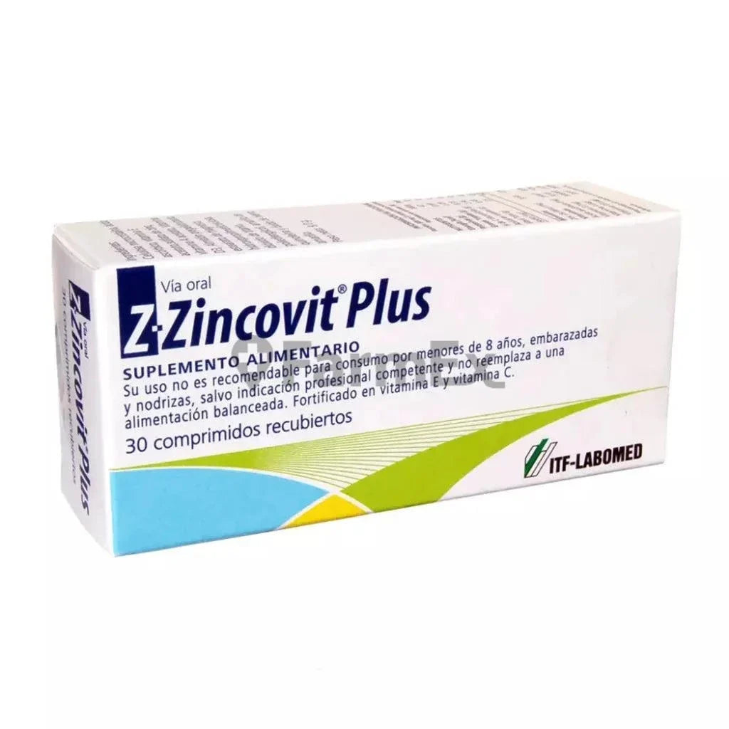 Z-Zincovit Plus x 30 comprimidos.