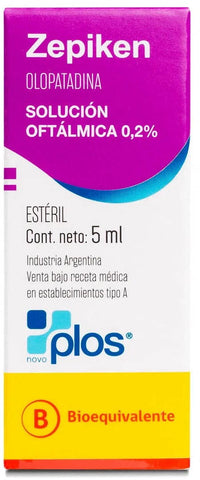 Zepiken 0.2% solución oftálmica x 5 mL