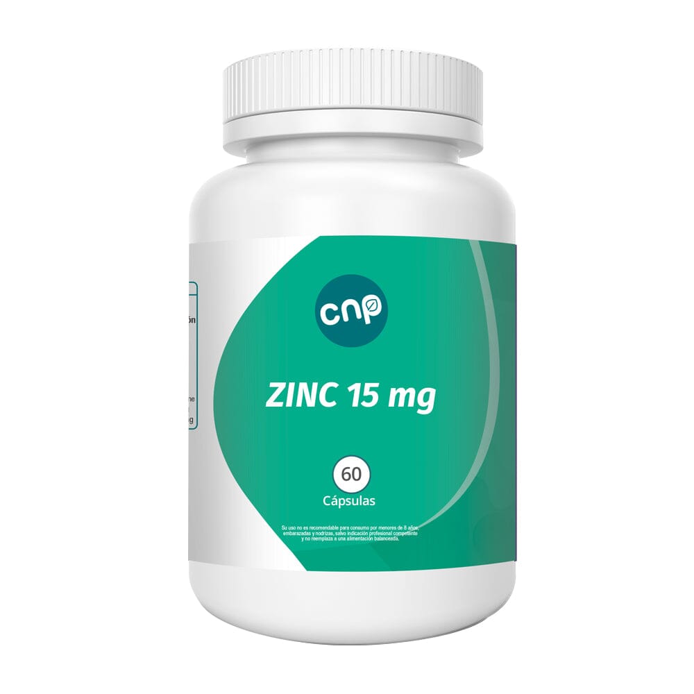Zinc 15 mg x 60 cápsulas.