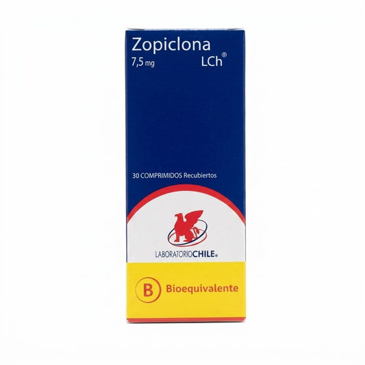 Zopiclona 7,5 mg x 30 comprimidos CHILE 