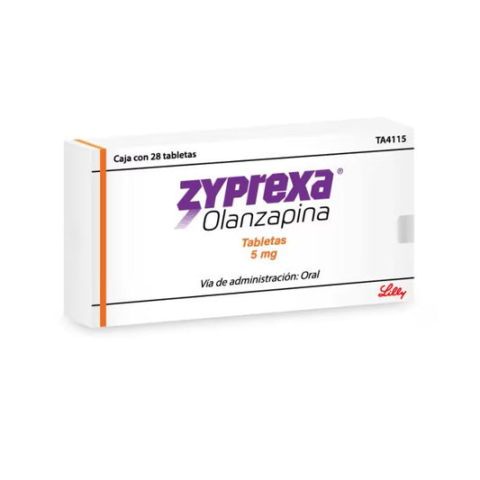 Zyprexa Zydis 5mg X 14 tabletas dispersables ELI LILLY 