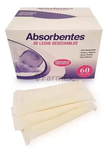 Absorbentes de leche desechables x 60 unidades Tropical Degil 
