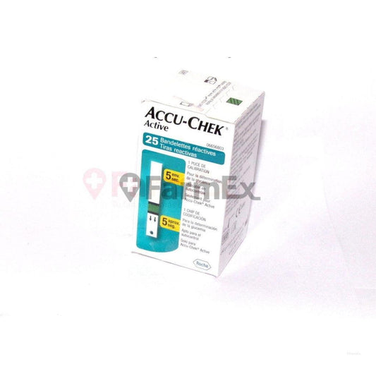 Accu-chek® Active Tira Reactiva x 25 ROCHE 