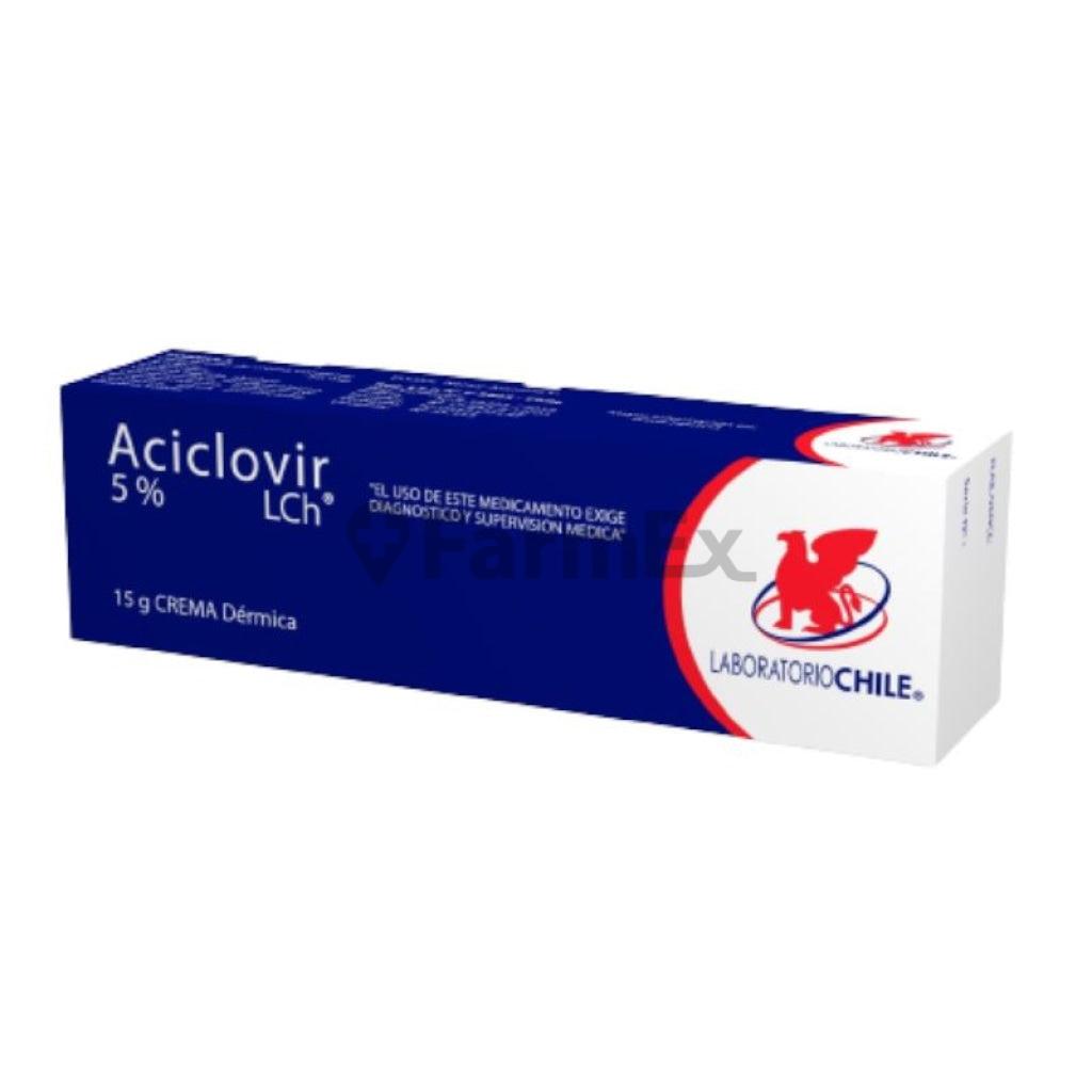 Aciclovir 5 % Crema x 15 g LAB. CHILE 