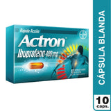 Actron 400 mg x 10 cápsulas