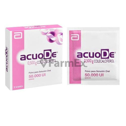 Acuode Sachets 50.000 UI x 2 sobres ABBOTT 