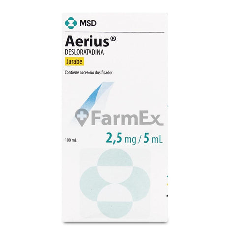 Aerius Desloratadina Jarabe 2,5 mg / 5 mL x 100 mL