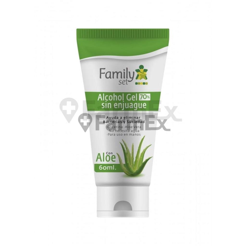 Alcohol Gel 70 % x 60 ml Family Set 