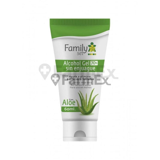 Alcohol Gel 70 % x 60 ml Family Set 