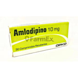 Amlodipino 10 mg x 30 comp "Ley Cenabast"
