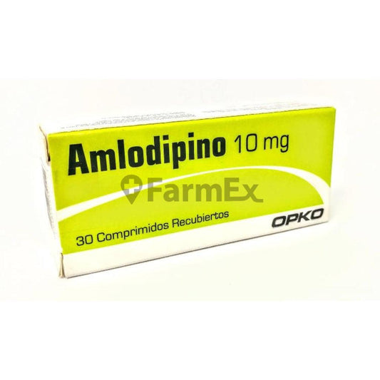 Amlodipino 10 mg. x 30 Comprimidos OPKO 