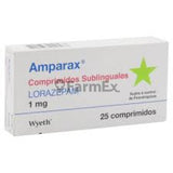 Amparax 1 mg x 25 comprimidos sublinguales (Venta solo en sucursal)