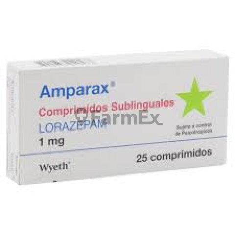 Amparax 1 mg x 25 comprimidos sublinguales (Venta solo en sucursal)