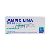 Ampicilina 500 mg x 10 cápsulas