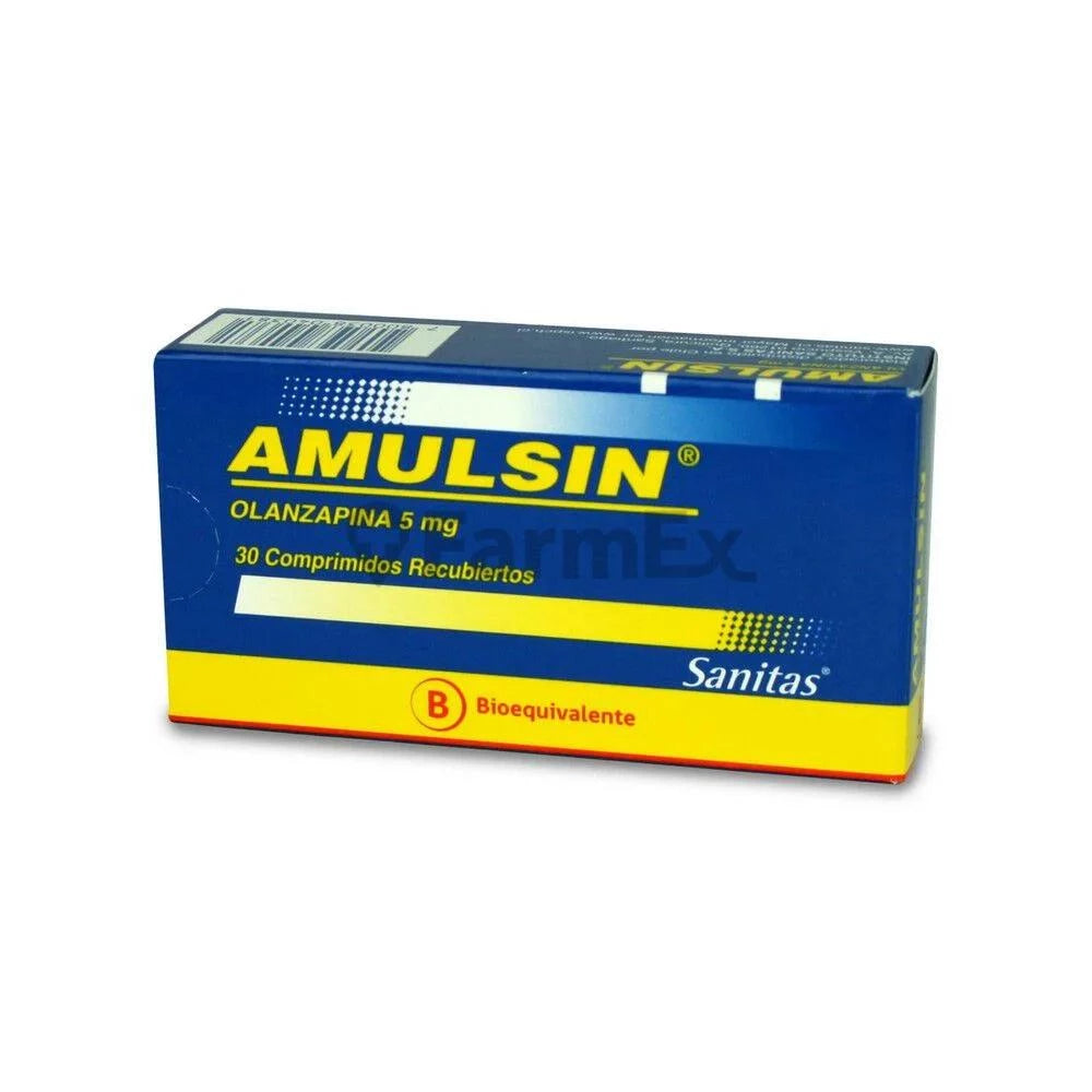 Amulsin 5 mg x 30 comprimidos SANITAS 