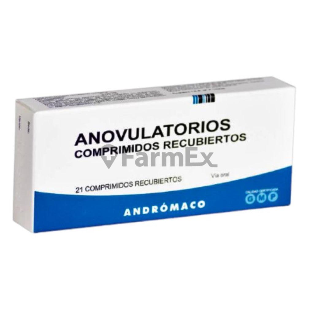 Anovulatorios x 21 Comprimidos ANDROMACO 