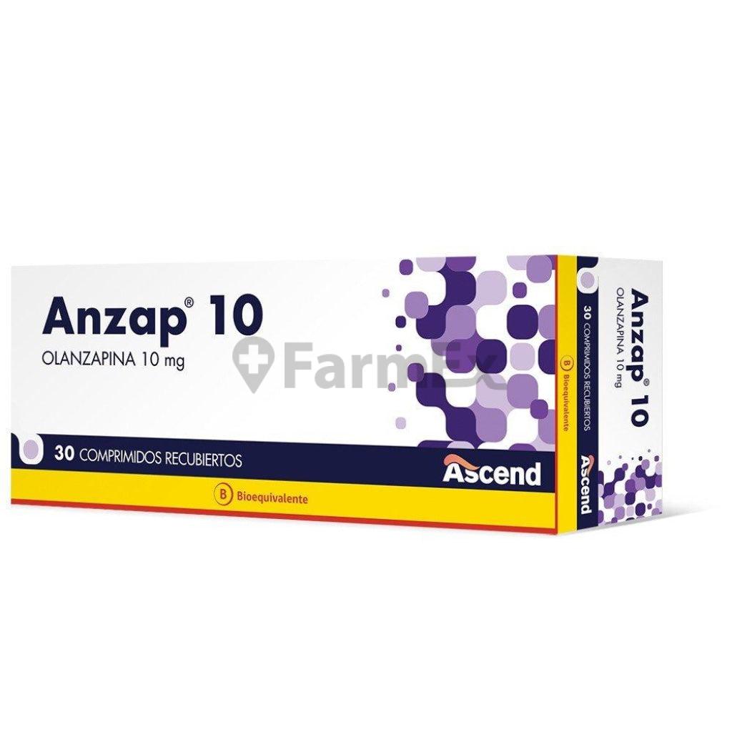 Anzap 10 mg x 30 comprimidos