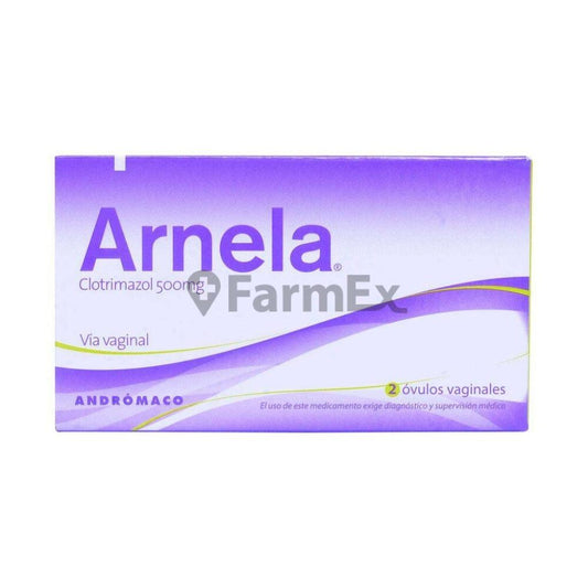 Arnela 500 mg x 2 ovulos ANDROMACO 
