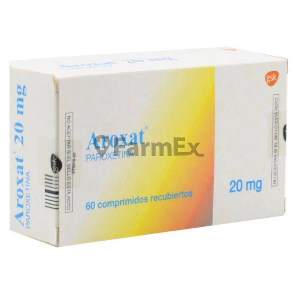 Aroxat 20 mg x 60 Comprimidos Recubiertos GLAXOSMITHKLINE 