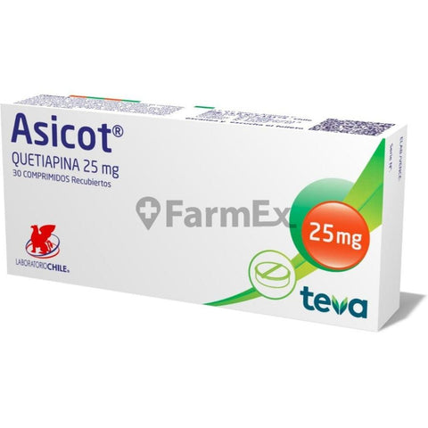 Asicot 25 mg x 30 comprimidos