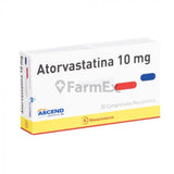 Atorvastatina 10 mg x 30 comprimidos