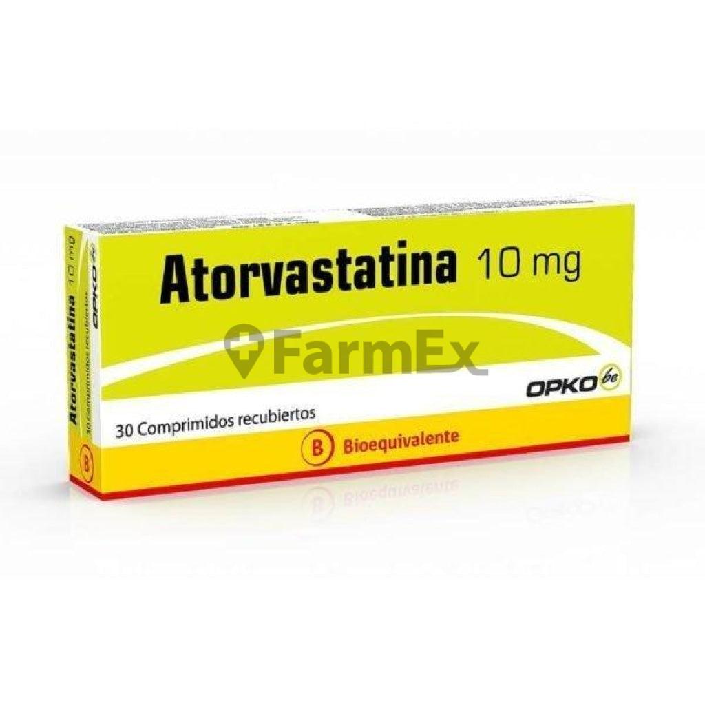 Atorvastatina 10 mg x 30 comprimidos "Ley Cenabast"