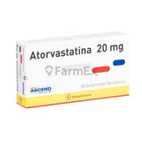 Atorvastatina 20 mg x 30 comprimidos "Ley Cenabast"