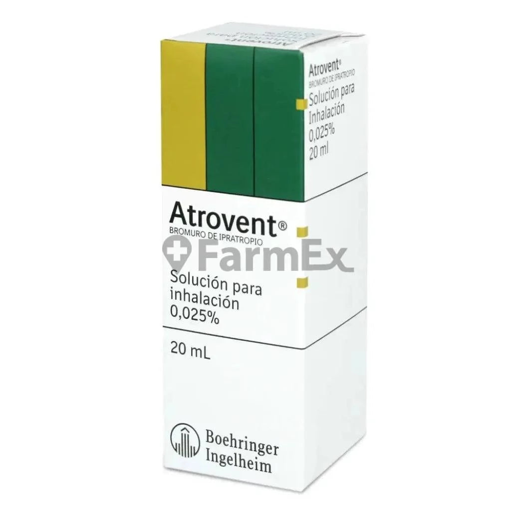 Atrovent Sol. Para Inhalación 0,025% x 20 mL BOEHRINGER INGELHEIM 