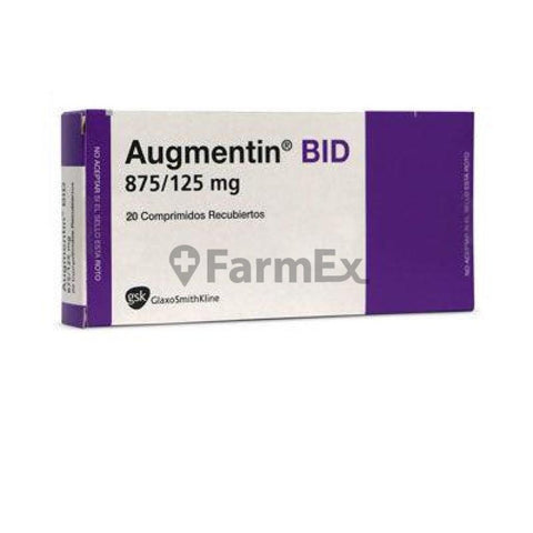 Augmentin BID 875 / 125 mg x 20 comprimidos