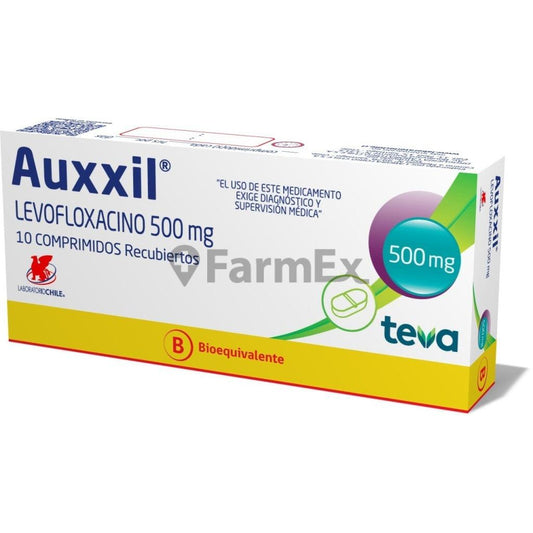 Auxxil 500 mg x 10 comprimidos Chile 