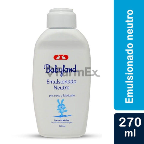 Babyland Emulsionado Neutro "Piel Sana y Lubricada" x 270 ml