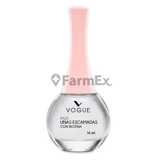 Base de uñas escamadas con biotina x 14 mL Vogue 