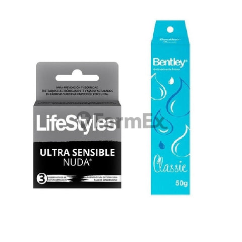 Bentley Gel x 50g + 3 preservativos LifeStyles