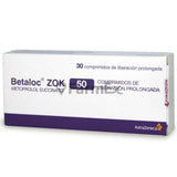 Betaloc Zok 50 mg x 30 comprimidos
