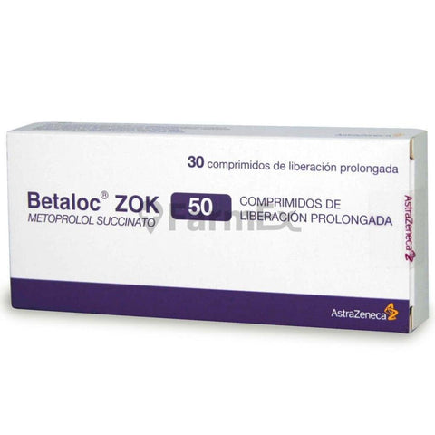 Betaloc Zok 50 mg x 30 comprimidos "Ley Cenabast"