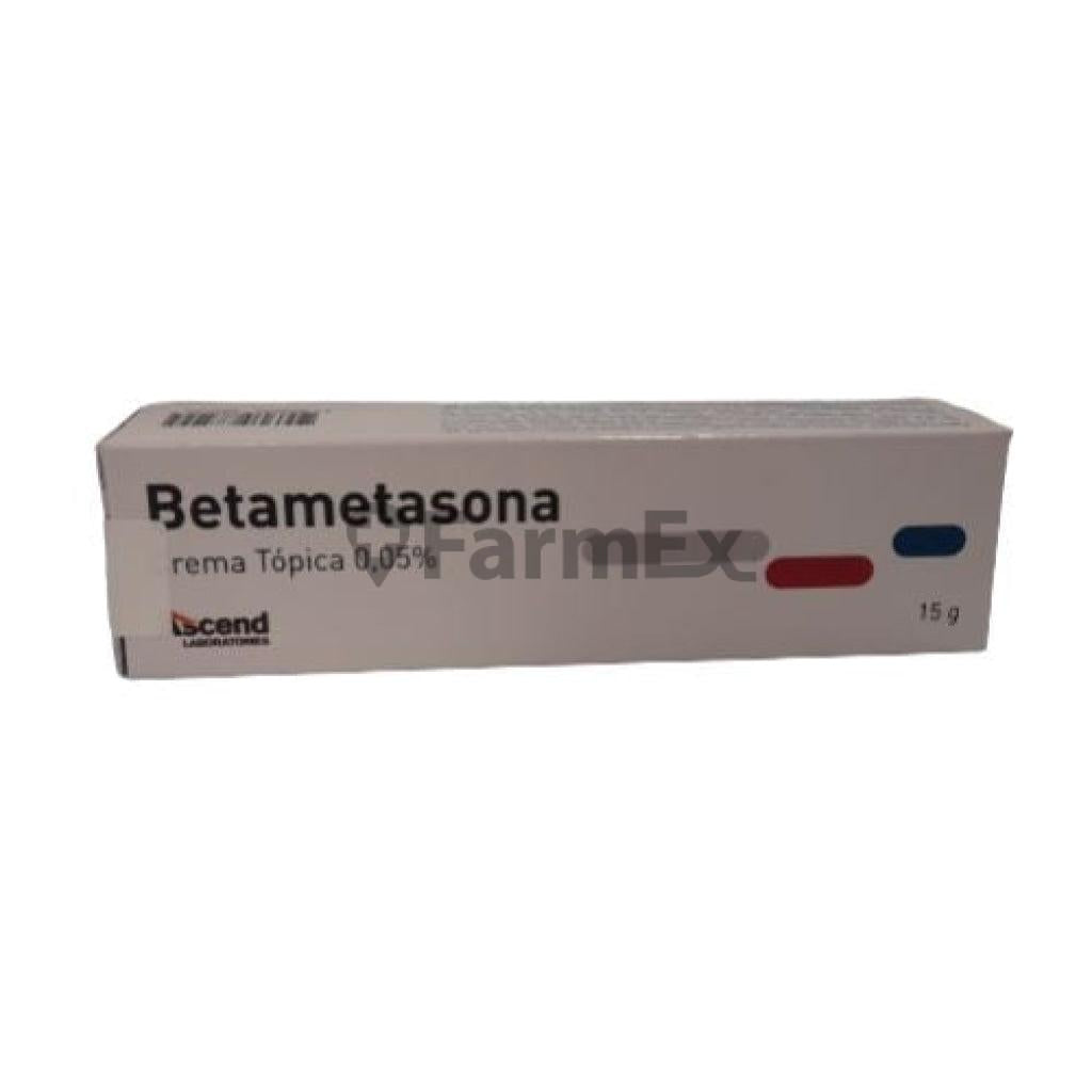 Betametasona Crema 0.05% x 15 g ASCEND 