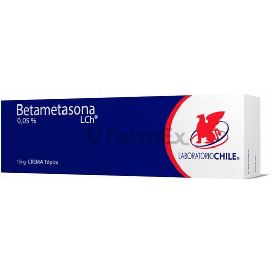 Betametasona Crema Tòpica x 15 g. LABORATORIO CHILE 