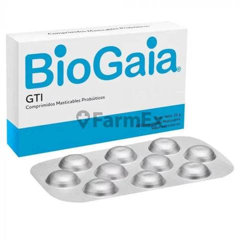 BioGaia GTI "Sabor mandarina" x 30 comprimidos
